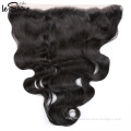 Cuticle Aligned Virgin Hair Extensions 3 Bundles With Closure And 360 Lace Frontal